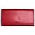 Céline Vintage Celine Leather Long Wallet Red