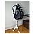 Vintage Courreges Nylon Backpack Black White Silver Zips - view 14