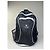 Vintage Courreges Nylon Backpack Black White Silver Zips - view 2