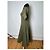 Vintage Marni Wollmischungs-Strickkragenkleid Olive Black S - Ansicht 4