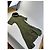 Vintage Marni Wollmischungs-Strickkragenkleid Olive Black S - Ansicht 5