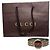 Vintage Gucci Web Stripe Armbanduhr Grün Rot Gold
