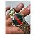Vintage Gucci Web Stripe Armbanduhr Grün Rot Gold - Ansicht 5