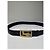 Edge Céline Vintage Celine Ledergürtel Pferd und Kutsche Schwarz Gold Silber - Ansicht 5