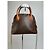 Triomphe Céline Vintage Celine Macadam Canvas Schultertasche Braun Tan - Ansicht 7