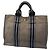 Hermès Vintage Hermes Canvas Mini Tote Grau