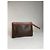 Céline Clutch in pelle Vintage Celine Triomphe Monogram Marrone - vista 2