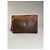 Céline Clutch in pelle Vintage Celine Triomphe Monogram Marrone - vista 6