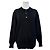 Vintage Chloé Wollpullover Schwarz mit goldenen Knöpfen L
