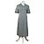 Vintage Balenciaga Baumwoll-Stretch-Kleid Hellblau M