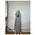 Vintage Balenciaga Baumwoll-Stretch-Kleid Hellblau M - Ansicht 2