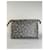 Yves Saint Laurent Pochette en toile texturée Vintage Saint Laurent Gris Beige  - vue 2