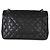 Timeless Borsa Chanel Black Quilted Caviar Jumbo Double Flap Nero - vista 2