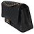 Timeless Borsa Chanel Black Quilted Caviar Jumbo Double Flap Nero - vista 3