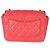 Timeless Borsa Chanel Red Quilted Lambskin Coco Pins Chain Mini Flap Rosa - vista 2