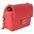 Timeless Borsa Chanel Red Quilted Lambskin Coco Pins Chain Mini Flap Rosa - vista 4