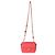 Timeless Borsa Chanel Red Quilted Lambskin Coco Pins Chain Mini Flap Rosa - vista 5