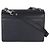 Sac Sunset monogramme moyen en cuir grainé de veau bleu marine Saint Laurent - vue 2