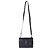 Sac Sunset monogramme moyen en cuir grainé de veau bleu marine Saint Laurent - vue 5