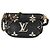 Louis Vuitton Beige Black Monogram Empreinte Multi Pochette Accessoires Nero