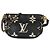 Louis Vuitton Beige Black Monogram Empreinte Multi Pochette Accessoires Nero - vista 8