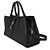 Borsa Tote Jackie Medium in pelle di vitello martellata nera Gucci Nero - vista 3