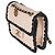 Timeless Mini borsa a tracolla My Own Frame in pelle di vitello intrecciata nera e beige Chanel - vista 3