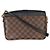 Louis Vuitton Black Damier Ebene Canvas Clapton PM Marrone Nero - vista 2