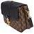 Louis Vuitton Black Damier Ebene Canvas Clapton PM Marrone Nero - vista 3