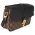 Louis Vuitton Black Damier Ebene Canvas Clapton PM Marrone Nero - vista 4