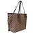 Louis Vuitton Damier Ebene Canvas Neverfull MM Castaño - vista 4