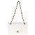 Timeless Borsa Chanel Small Classic Double Flap in Caviar trapuntato bianco - vista 5