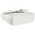 Timeless Borsa Chanel Small Classic Double Flap in Caviar trapuntato bianco - vista 7