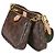 Louis Vuitton Khaki Monogram Canvas Multi Pochette Accessoires Marrone - vista 3