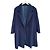 Max Mara Mantello Abrigo Lana y Cachemira Azul oscuro