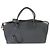 Borsa Louis Vuitton Obsession Lockit East-West in pelle di vitello nera Nero