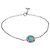 Bracciale Tiffany T Circle in oro bianco, turchese e diamanti di Tiffany & Co.