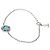 Bracciale Tiffany T Circle in oro bianco, turchese e diamanti di Tiffany & Co. - vista 2