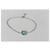 Bracciale Tiffany T Circle in oro bianco, turchese e diamanti di Tiffany & Co. - vista 4