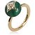 Anello B Blossom in oro giallo, malachite e diamante Louis Vuitton - vista 2