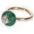 Anello B Blossom in oro giallo, malachite e diamante Louis Vuitton - vista 3