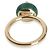 Anello B Blossom in oro giallo, malachite e diamante Louis Vuitton - vista 4