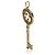 Pendente a chiave quadrifoglio in oro giallo e diamanti Tiffany & Co. - vista 2