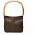 Borsa a Spalla Louis Vuitton Monogram Looping MM Marrone