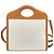 Mini borsa a taschino Burberry Bianco - vista 3