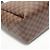 Borsa Tote Louis Vuitton Damier Ebene Belmont NV BB Marrone - vista 5