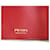 Prada Tri-fold Wallet Schwarz Rot  - Ansicht 5