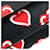 Prada Tri-fold Wallet Schwarz Rot  - Ansicht 6