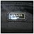 Clutch in nylon blu navy e nero Prada - vista 4