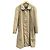 Burberrys Trench Coat Balmacaan Beige in Cotone